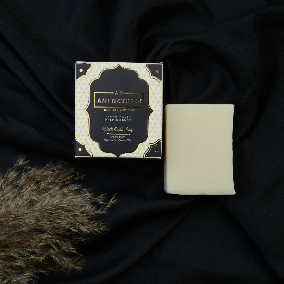 Black Oudh Soap for Skin Brightening Bold and Long-Lasting Oudh Fragrance