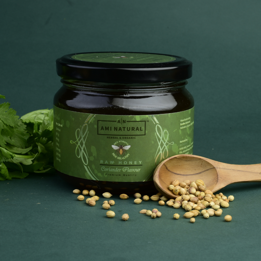 Raw Coriander Honey 400g: Unprocessed, Natural Sweetness