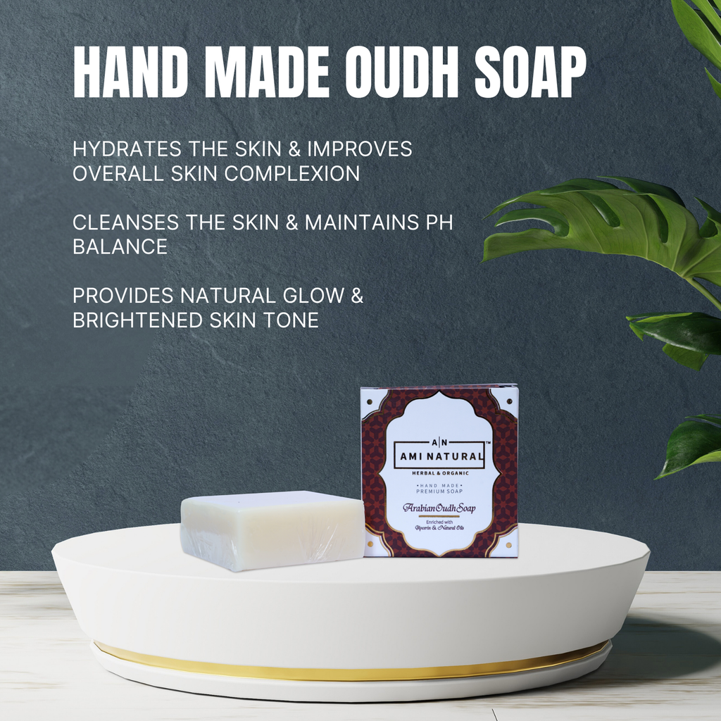 AMI NATURAL ARABIAN OUDH SOAP (PACK OF 3)