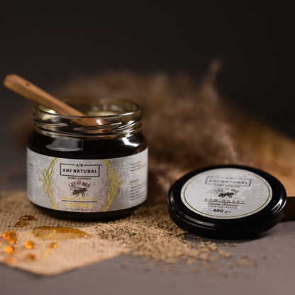Raw Carom Honey 400g | 100% Pure & Natural | Unprocessed & Unpasteurized