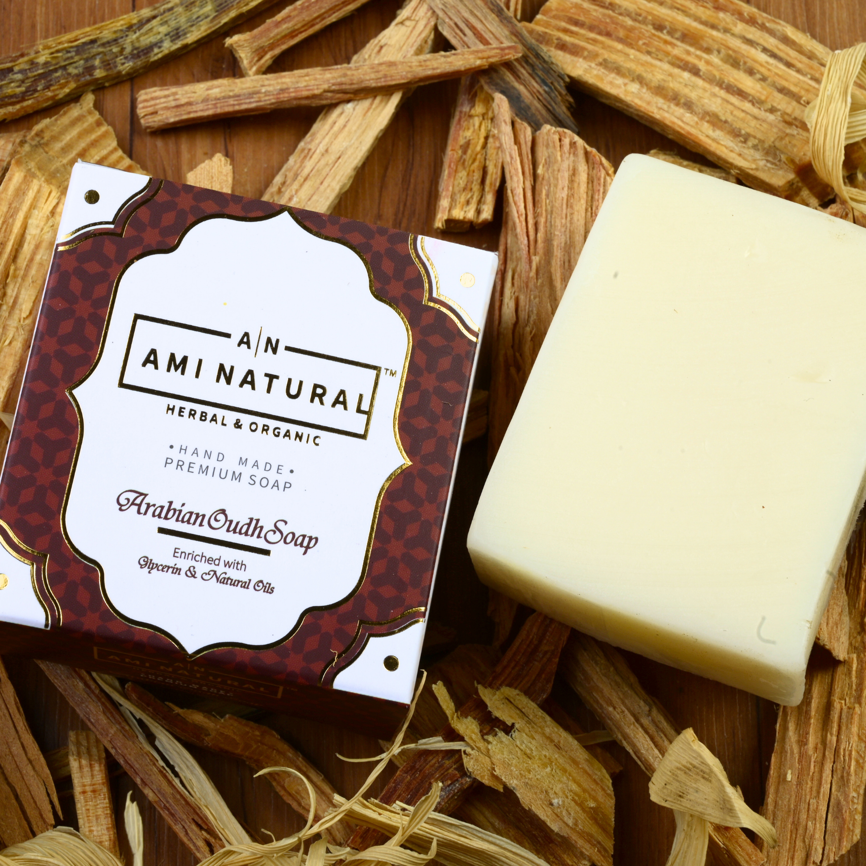 AMI NATURAL ARABIAN OUDH SOAP (PACK OF 3)