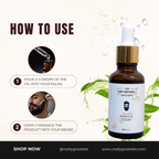Beard Oil Infused with 12 Essential Oils and Vitamin E | Promotes Facial Hair Growth