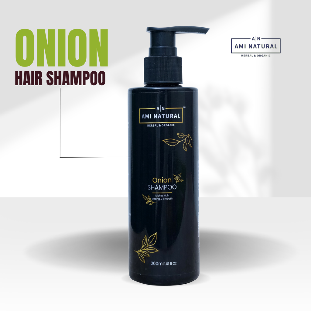 Ayurvedic Onion & Methi Anti-Hair Fall Shampoo | Toxin-Free Formula | Boosts Hair Growth