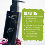 Ayurvedic Onion & Methi Anti-Hair Fall Shampoo | Toxin-Free Formula | Boosts Hair Growth