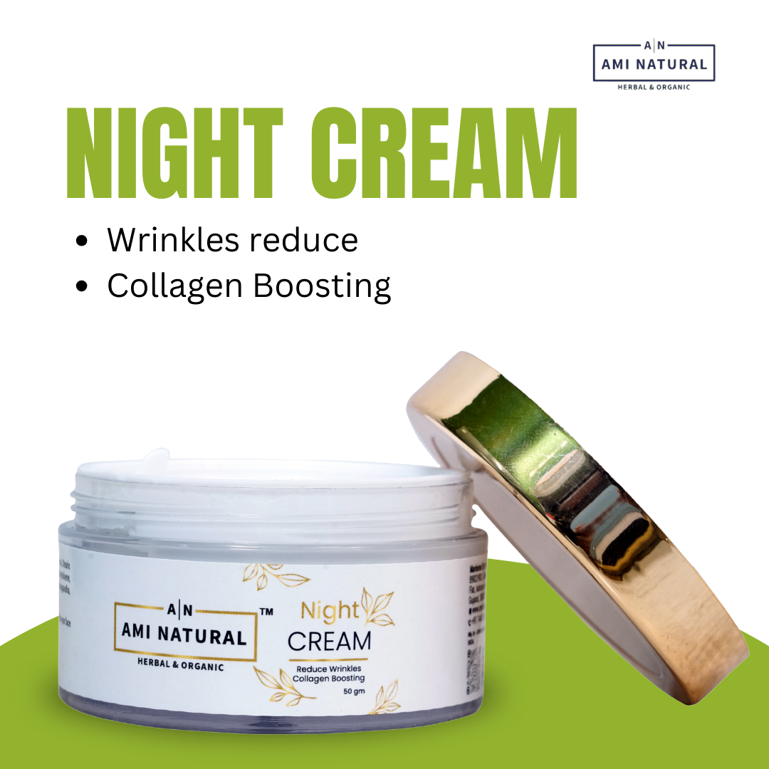 NIGHT CREAM: Turmeric, Soya Bean, Jatamansi for Overnight Repair