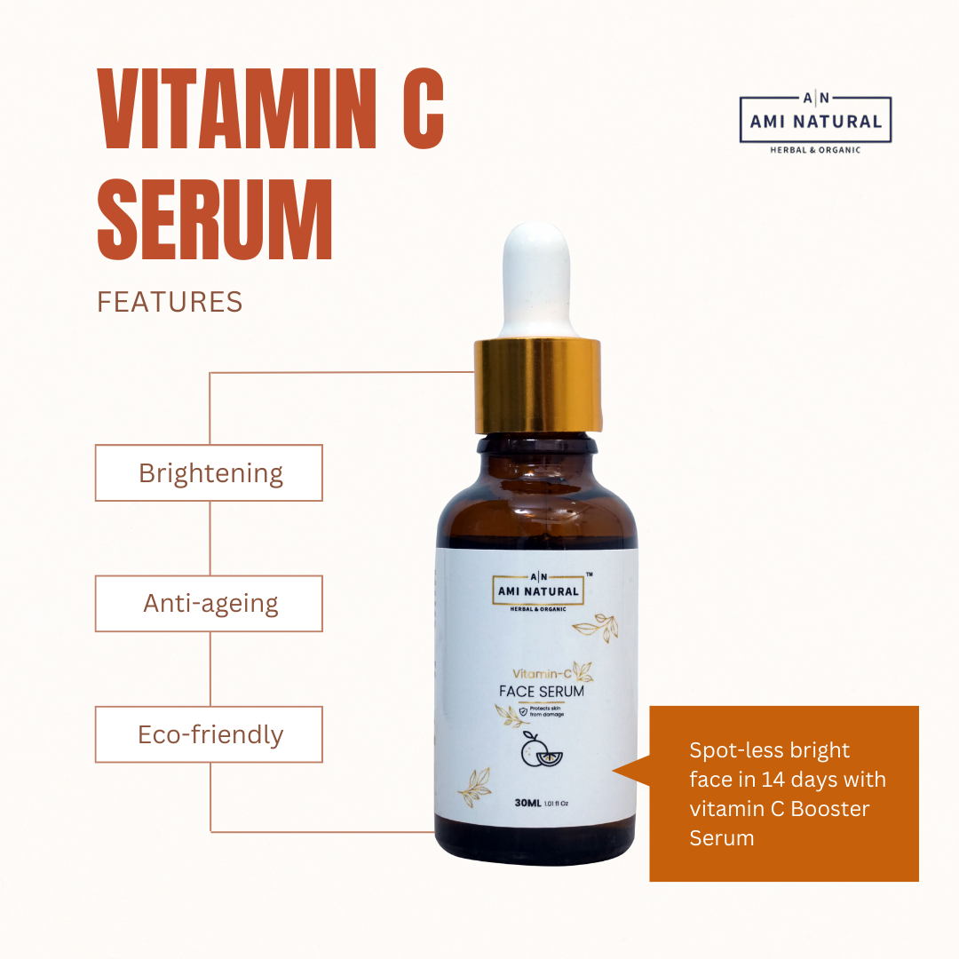 VITAMIN C FACE SKIN SERUM: Brightening, Anti-Aging & Sustainable