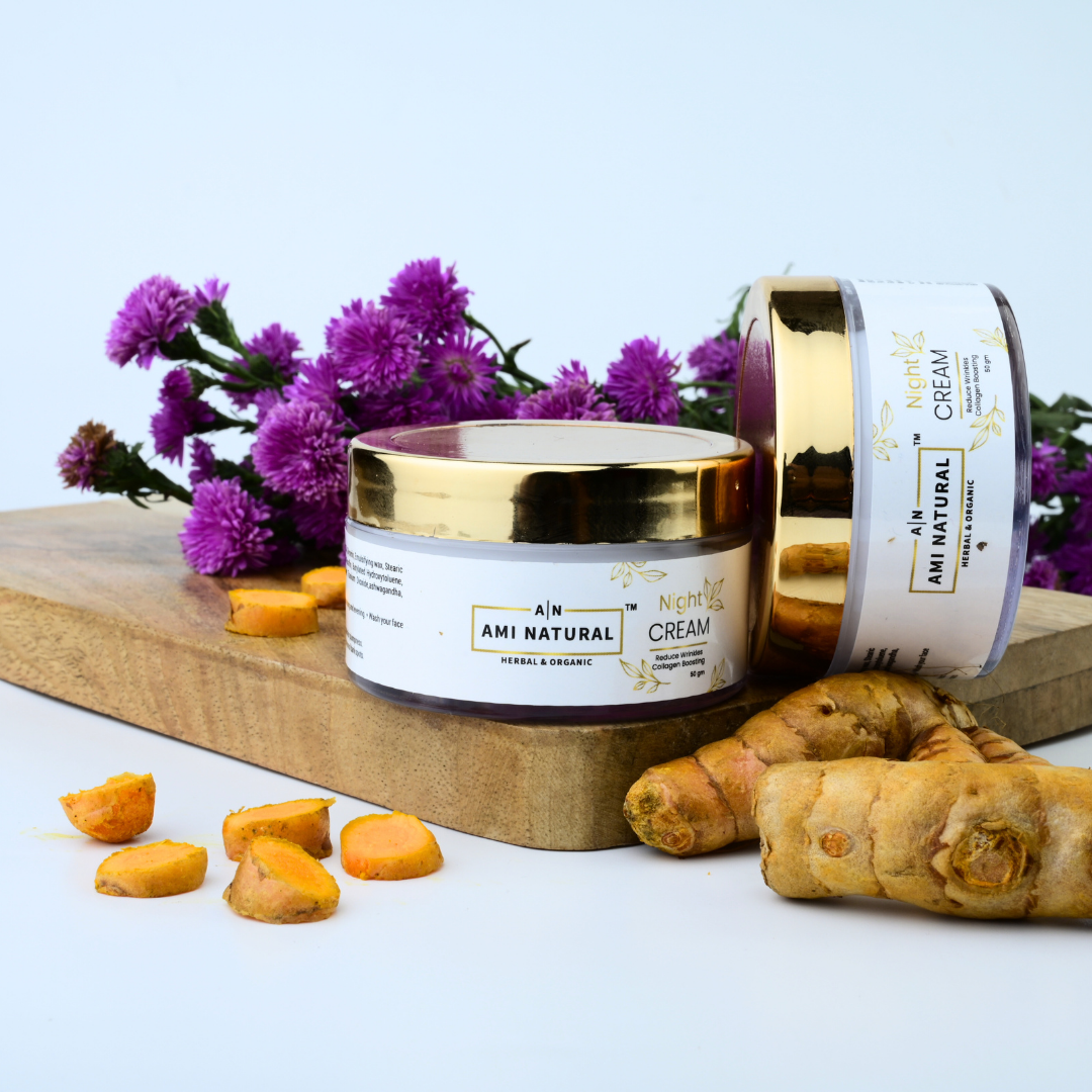 NIGHT CREAM: Turmeric, Soya Bean, Jatamansi for Overnight Repair