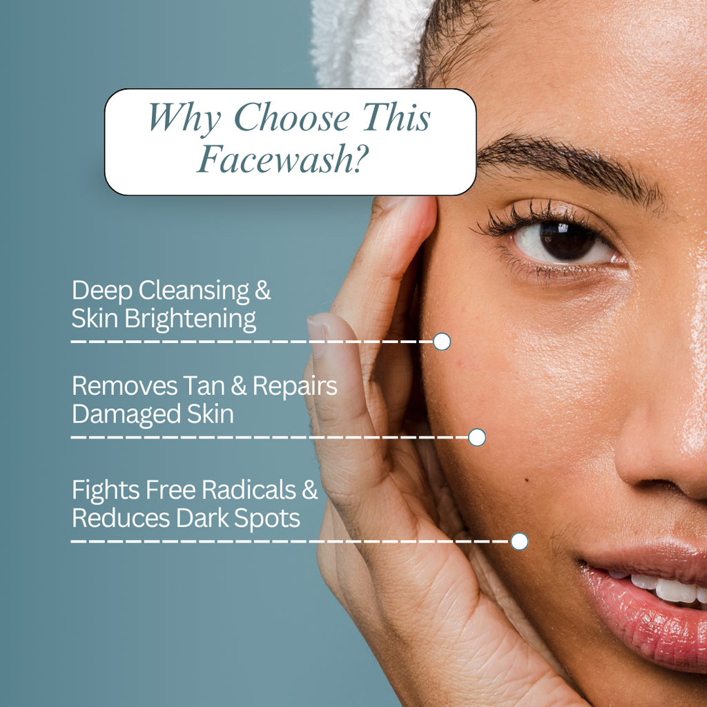 Brightening Foaming Face wash with Retinol & Glutathione