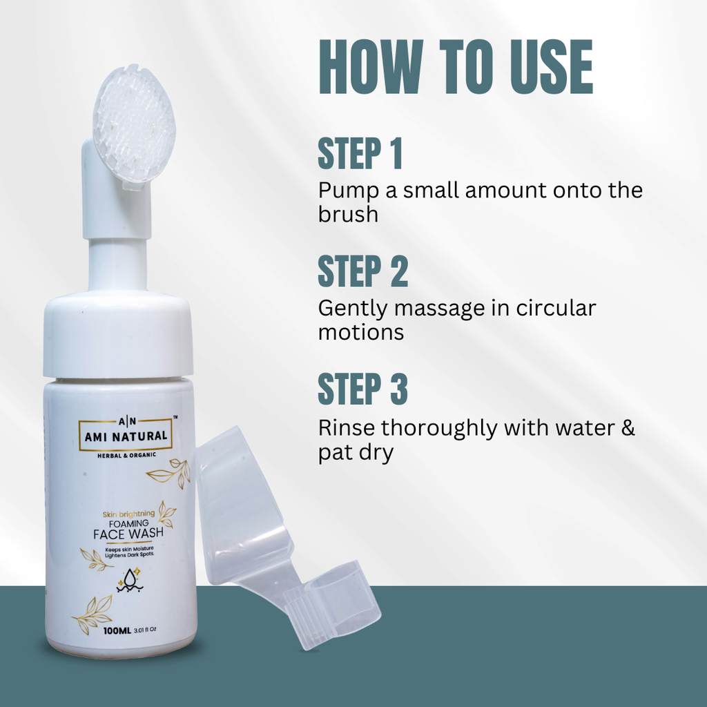 Brightening Foaming Face wash with Retinol & Glutathione