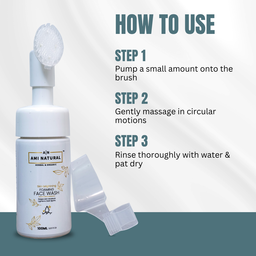 Brightening Foaming Face wash with Retinol & Glutathione