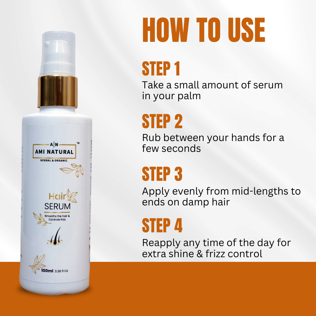 Lightweight Hair Serum: Frizz Control, Breakage & Damage Protection