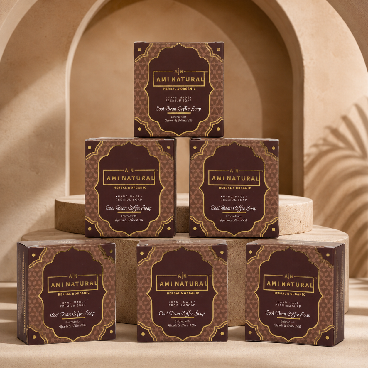 COOL BEAN COFFEE SOAP (PACK OF 6)