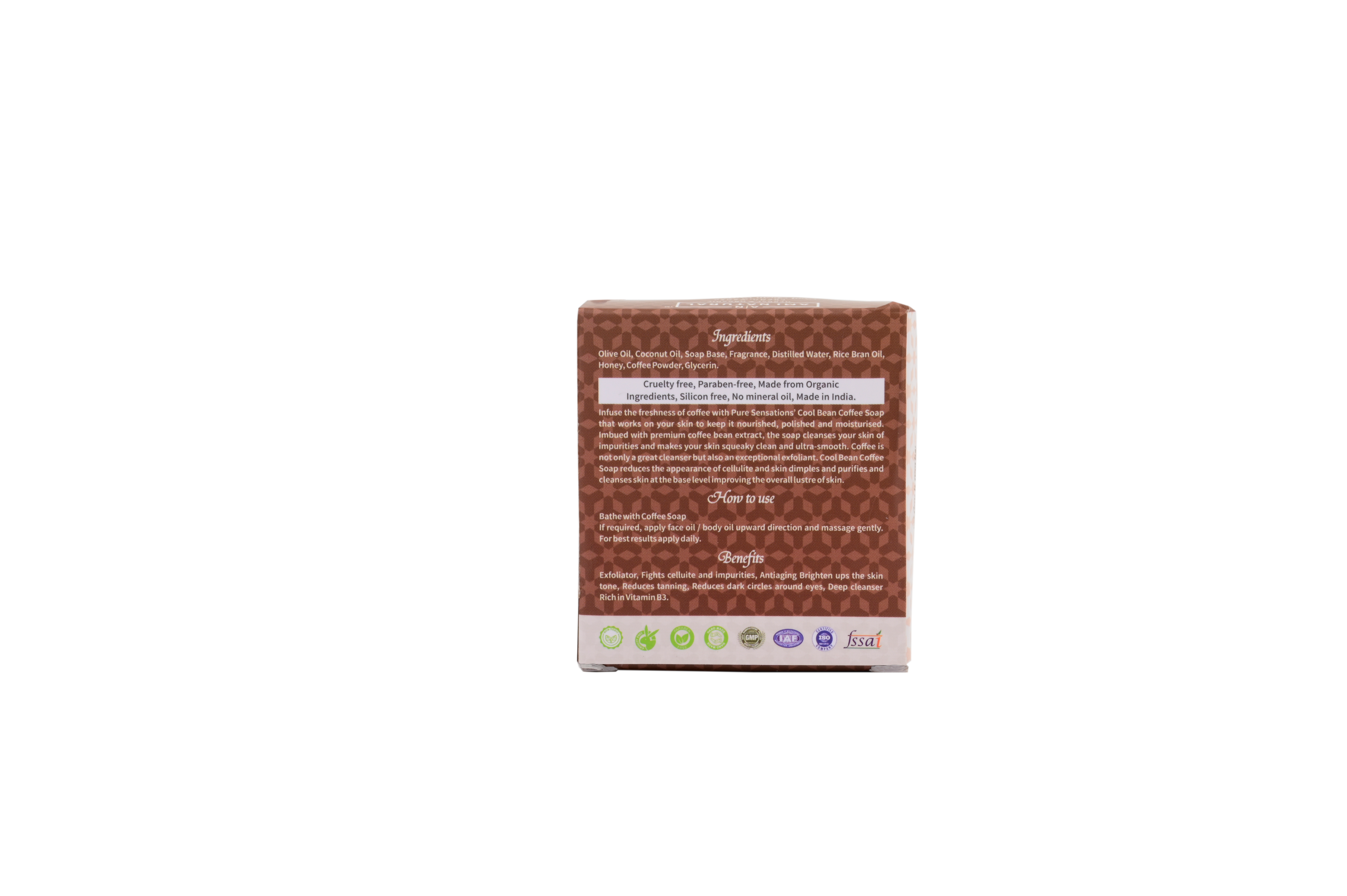 COOL BEAN COFFEE SOAP (PACK OF 3)