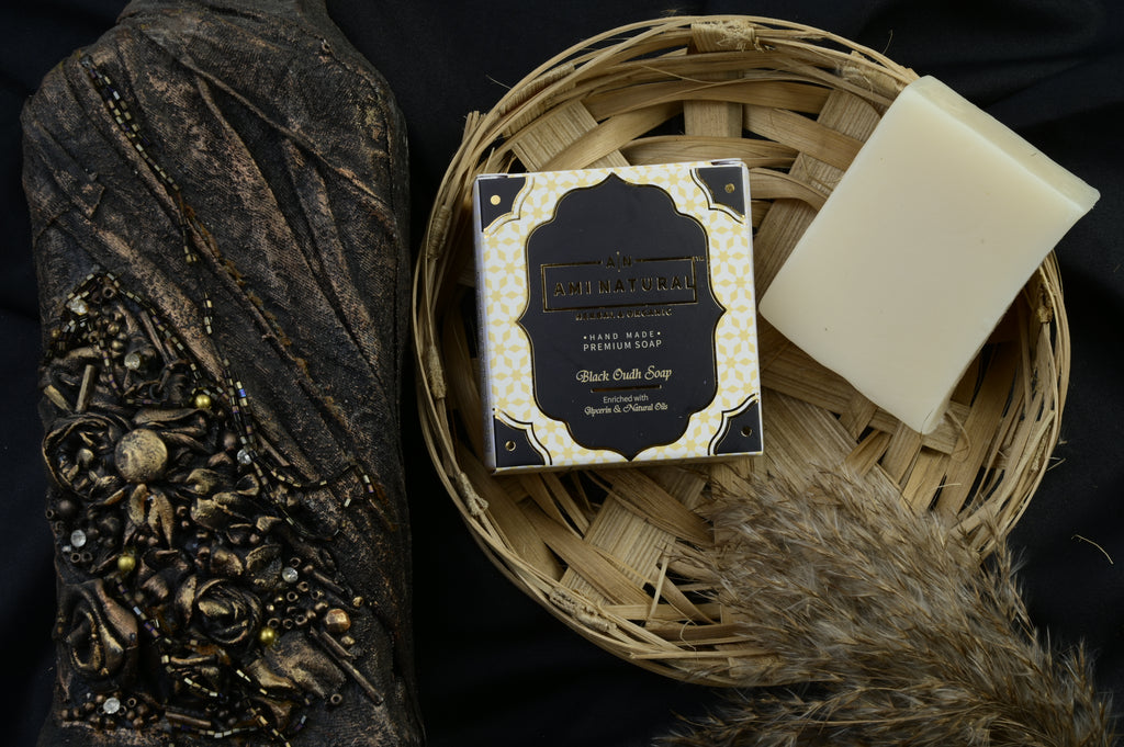 AMI NATURAL BLACK OUDH SOAP (PACK OF 3)