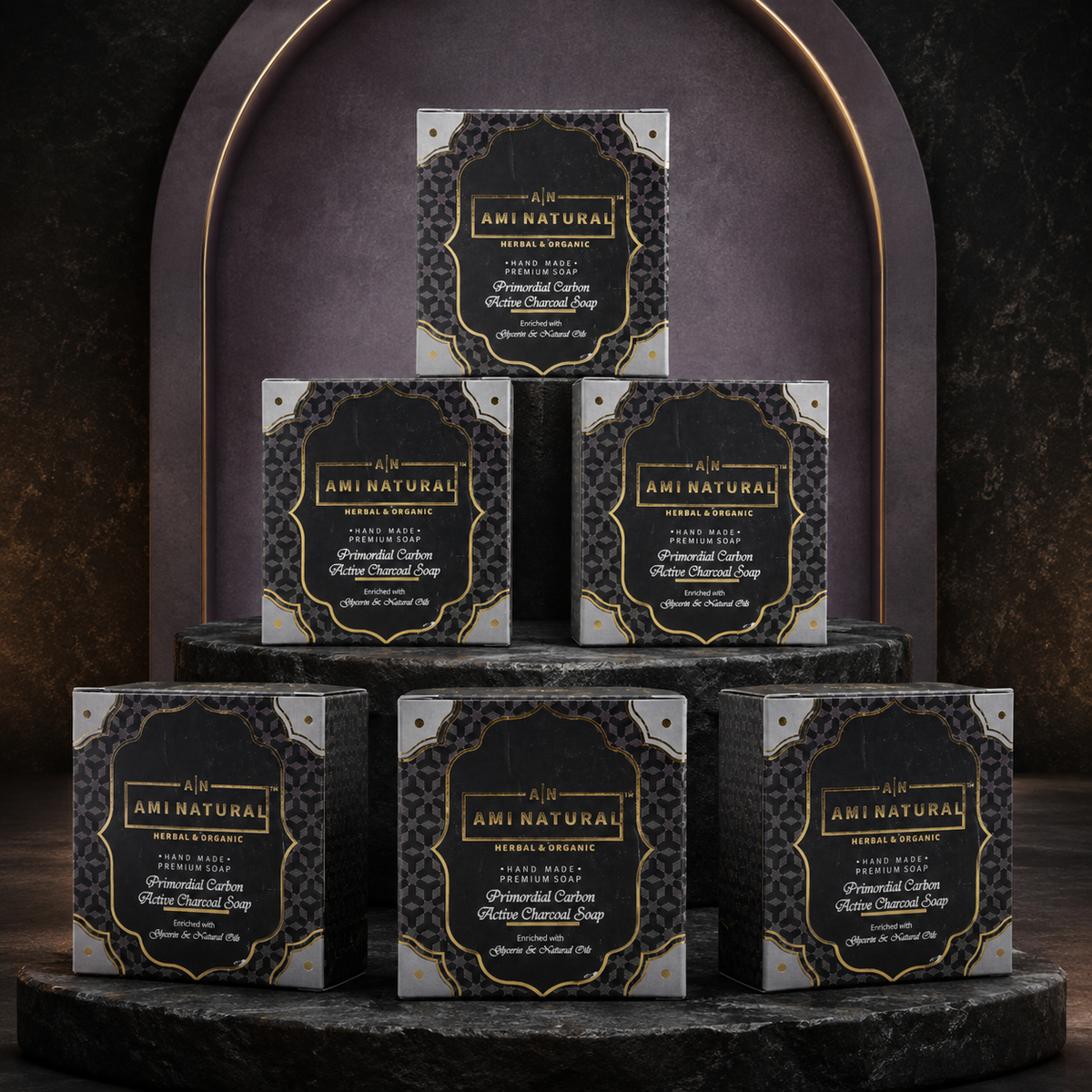 AMI NATURAL ACTIVATED CHARCOAL SOAP