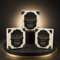 AMI NATURAL BLACK OUDH SOAP pack of 3 with black and gold herbal organic handmade premium soap packaging