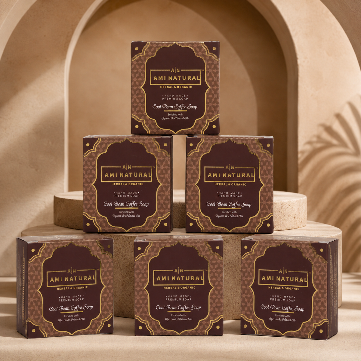 AMI NATURAL COOL BEAN COFFEE SOAP