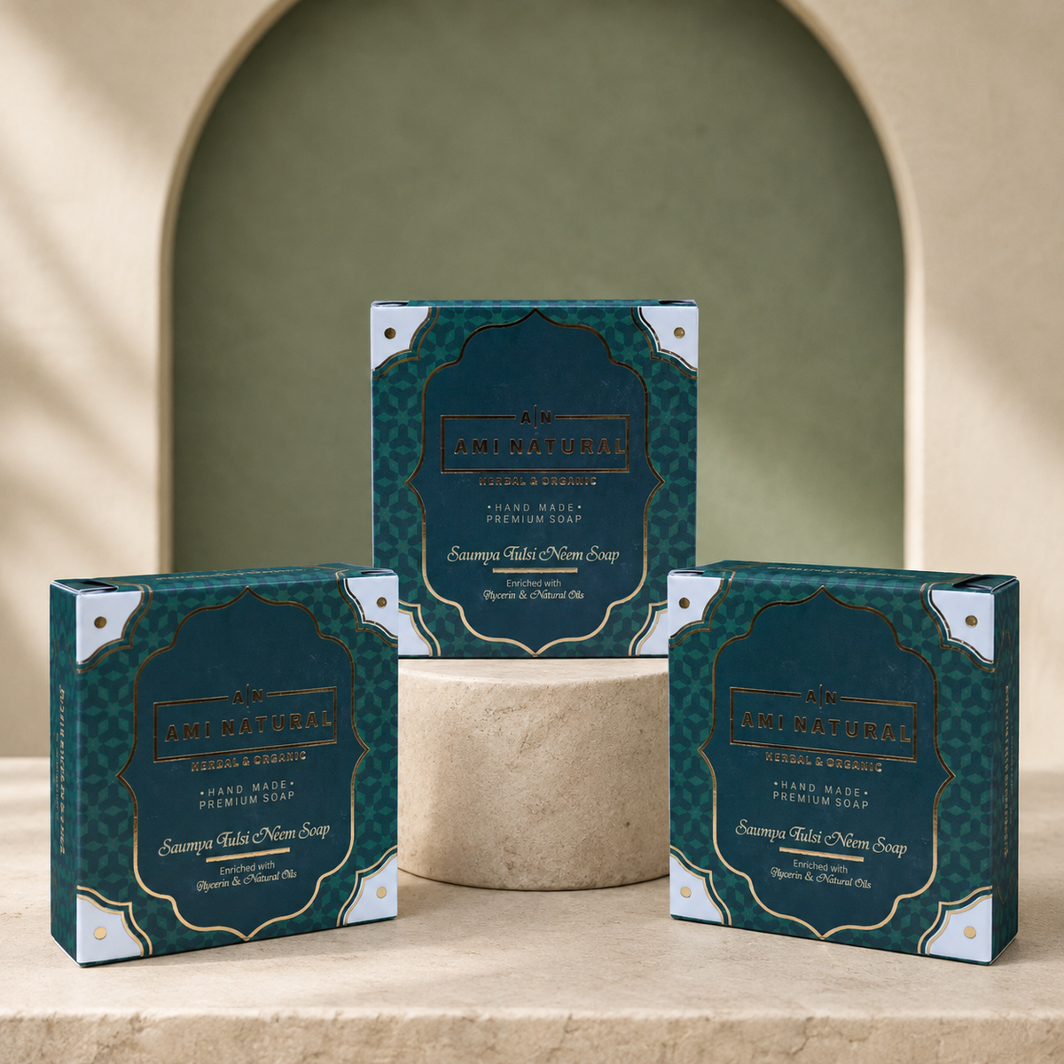 AMI NATURAL NEEM TULSI SOAP
