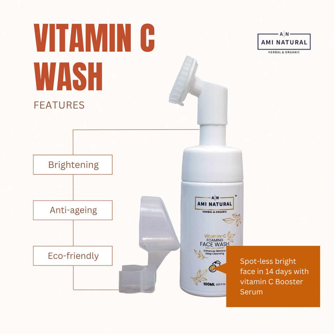 Vitamin C Foaming Face Wash: Deep Cleansing & Brightening