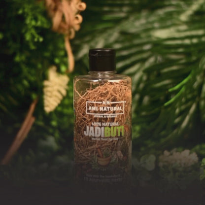 Ami Natural Jadibuti Herbal Tonic for Strong and Healthy Hair | DIY HairOil with Dry Mix of 15 Ayurvedic Herbs | 100g