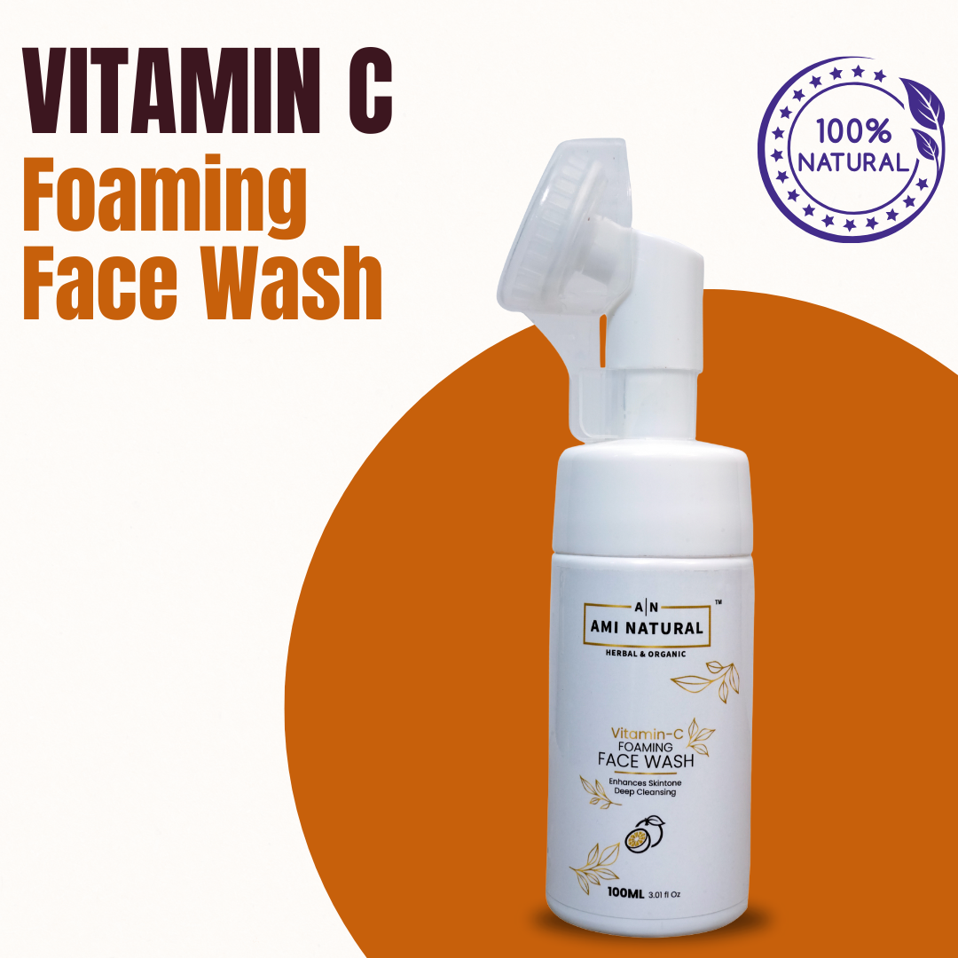 Vitamin C Foaming Face Wash: Deep Cleansing & Brightening